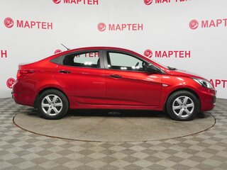 2011 Hyundai Solaris I, красный, 717000 рублей, вид 4