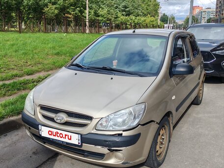 2008 Hyundai Getz I Рестайлинг, бежевый, 199900 рублей, вид 5