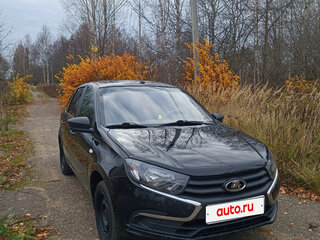 2019 Lada (ВАЗ) Granta I Рестайлинг, чёрный, 410000 рублей, вид 4