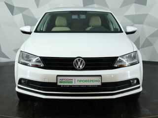 2015 Volkswagen Jetta VI Рестайлинг, белый, 949000 рублей, вид 2