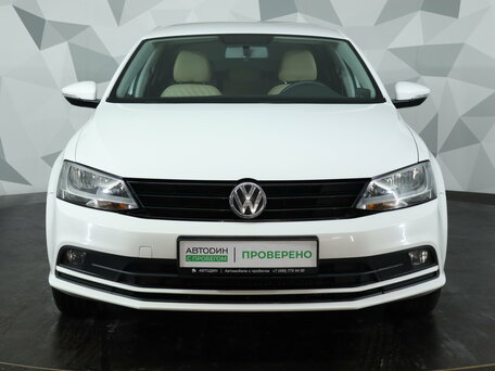 2015 Volkswagen Jetta VI Рестайлинг, белый, 949000 рублей, вид 2