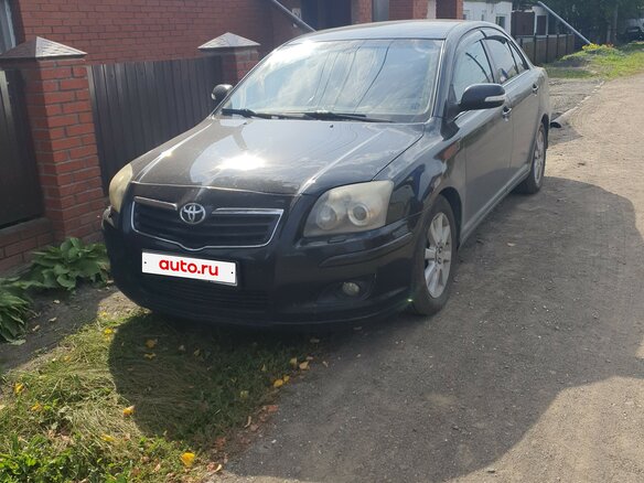 2007 Toyota Avensis II Рестайлинг, чёрный, 777777 рублей