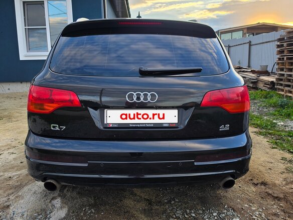 2008 Audi Q7 I (4L), чёрный, 1300000 рублей - вид 3