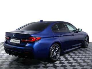 2021 BMW 5 серии 530i xDrive VII (G30/G31/G38) Рестайлинг, синий, 5006000 рублей, вид 5