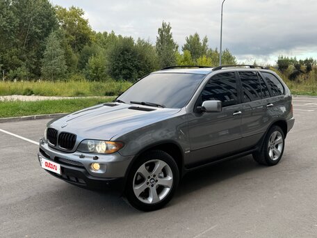 2004 BMW X5 3.0i I (E53) Рестайлинг, серый, 850000 рублей, вид 1