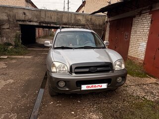 2004 Hyundai Santa Fe I, серебристый, 950000 рублей, вид 1