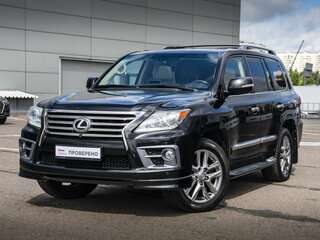 2012 Lexus LX 570 III Рестайлинг, чёрный, 3498000 рублей, вид 1