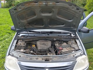 2012 Renault Logan I Рестайлинг, синий, 375000 рублей, вид 3