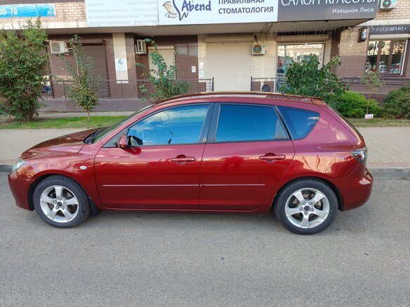 2008 Mazda 3 I (BK) Рестайлинг, пурпурный, 620000 рублей - вид 6