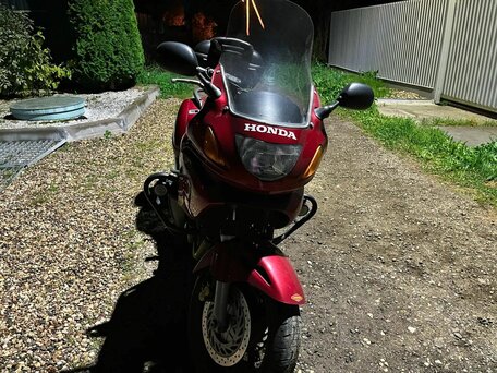 2001 Honda NT650V Deauville, красный, 370000 рублей, вид 4