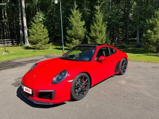 2015 Porsche 911 Carrera S VII (991) Рестайлинг, красный, 8500000 рублей, вид 2
