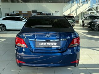 2016 Hyundai Solaris I Рестайлинг, синий, 1095000 рублей, вид 5
