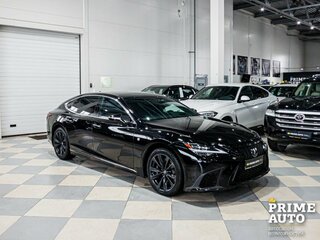 2021 Lexus LS 500 V Рестайлинг, чёрный, 9179000 рублей, вид 3
