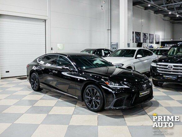 2021 Lexus LS 500 V Рестайлинг, чёрный, 9159000 рублей - вид 2