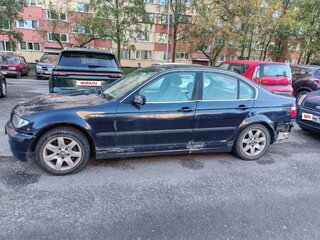2002 BMW 3 серии 320i IV (E46) Рестайлинг, синий, 400000 рублей, вид 3