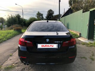 2016 BMW 5 серии 520d VI (F10/F11/F07) Рестайлинг, чёрный, 2400000 рублей, вид 5