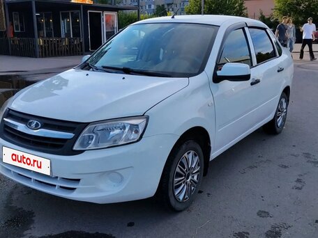 2014 Lada (ВАЗ) Granta I, белый, 368000 рублей, вид 1