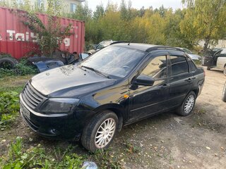 2015 Lada (ВАЗ) Granta I, чёрный, 350000 рублей, вид 1