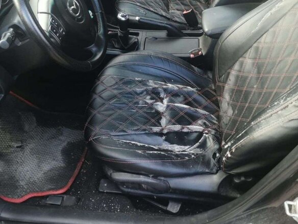 2005 Mazda 3 I (BK), чёрный - вид 7