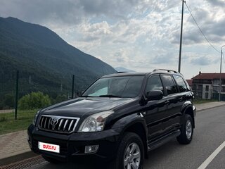 2008 Toyota Land Cruiser Prado 4-speed 120 Series Рестайлинг, чёрный, 2400000 рублей, вид 1