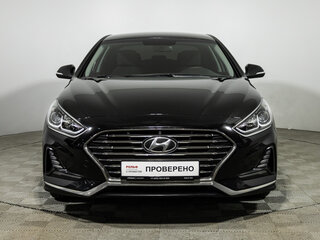 2018 Hyundai Sonata VII (LF) Рестайлинг, чёрный, 1749777 рублей, вид 2