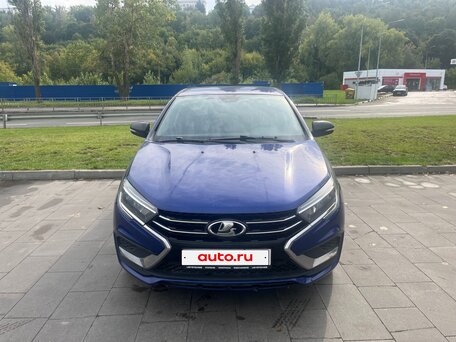 2025 Lada (ВАЗ) Vesta I Рестайлинг (NG), синий, 1155000 рублей, вид 2