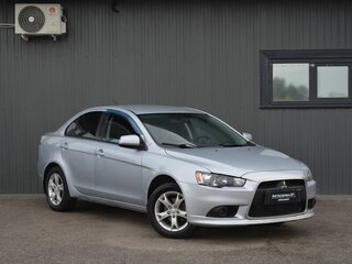 2012 Mitsubishi Lancer X Рестайлинг, серебристый, 659888 рублей, вид 3