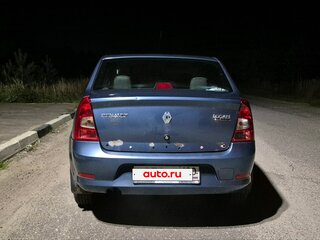 2011 Renault Logan I Рестайлинг, синий, 410000 рублей, вид 3