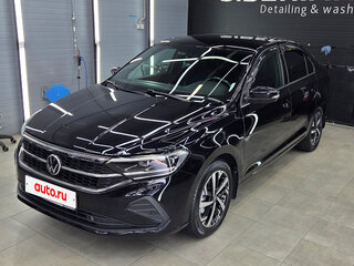 2021 Volkswagen Polo VI, чёрный, 2350000 рублей, вид 2
