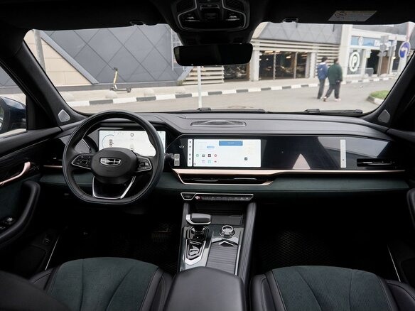 2023 Geely Monjaro (Xingyue L) I, синий - вид 6