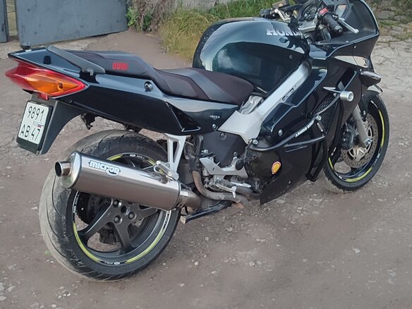 2000 Honda VFR 800, зелёный - вид 21