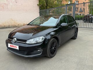 2014 Volkswagen Golf VII, чёрный, 1400000 рублей, вид 2
