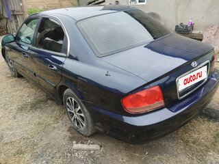 2007 Hyundai Sonata ТагАЗ IV (EF) Рестайлинг, синий, 300000 рублей, вид 5