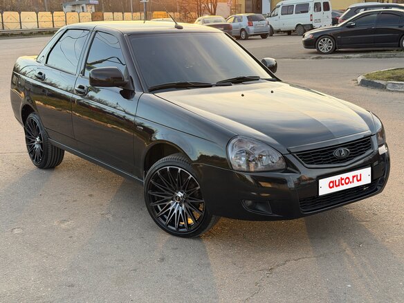 2018 Lada (ВАЗ) Priora I Рестайлинг, чёрный, 899000 рублей