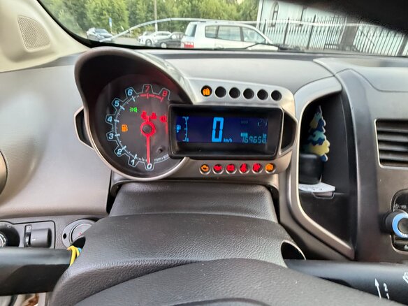 2012 Chevrolet Aveo II, серебристый, 450000 рублей - вид 8