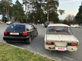 1995 Volkswagen Golf III, пурпурный, 85000 рублей, вид 5