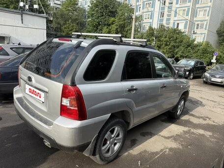 2009 Kia Sportage II Рестайлинг, серебристый, 735000 рублей, вид 4
