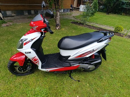 2013 Sym Jet 4 50, красный, 119000 рублей, вид 5