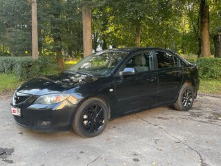 2008 Mazda 3 I (BK) Рестайлинг, чёрный, 430000 рублей, вид 3