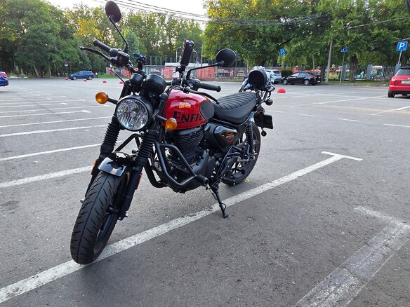 2024 Royal Enfield Hunter, красный, 380000 рублей - вид 1