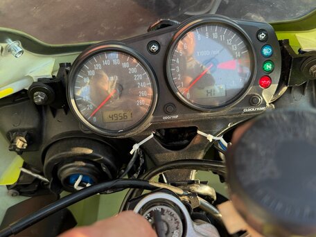 2001 Kawasaki ZX-6 Ninja, зелёный, 290000 рублей, вид 1