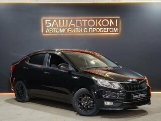 2017 Kia Rio III Рестайлинг, чёрный, 1070000 рублей, вид 3
