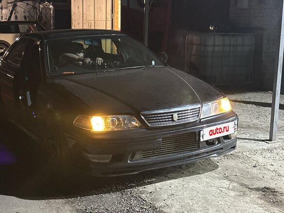 1996 Toyota Mark II VIII (X100), чёрный, 960000 рублей - вид 7
