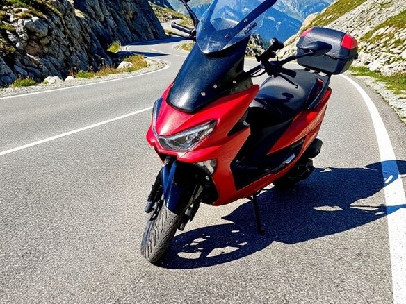 2025 Yamaha Majesty 125/180, красный, 79000 рублей
