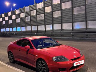 2005 Hyundai Coupe II (GK), красный, 739000 рублей, вид 3