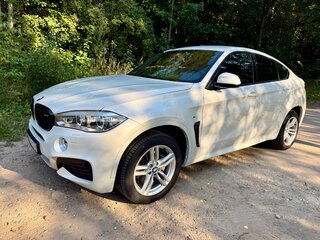 2017 BMW X6 30d II (F16), белый, 4237000 рублей, вид 1