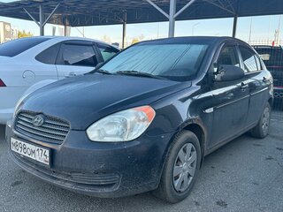 2006 Hyundai Verna II, чёрный, 250000 рублей, вид 1