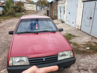 1994 Lada (ВАЗ) 2109, пурпурный, 90000 рублей, вид 3