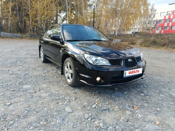 2006 Subaru Impreza II Рестайлинг 2, чёрный, 820000 рублей