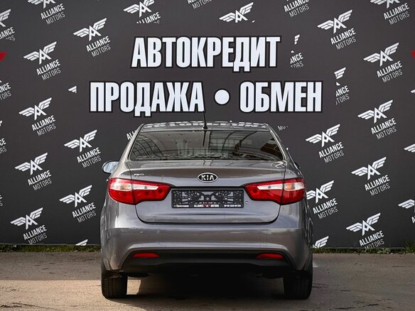 2012 Kia Rio III, серый, 655000 рублей - вид 5